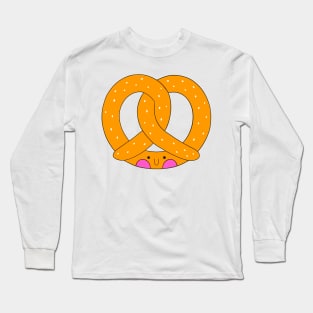 Smiling Pretzel Long Sleeve T-Shirt